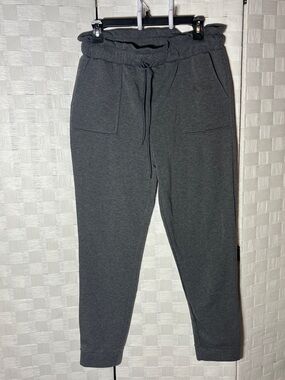 Charcoal Gray Drawstring Jogger sweat pants Pants Size Large
